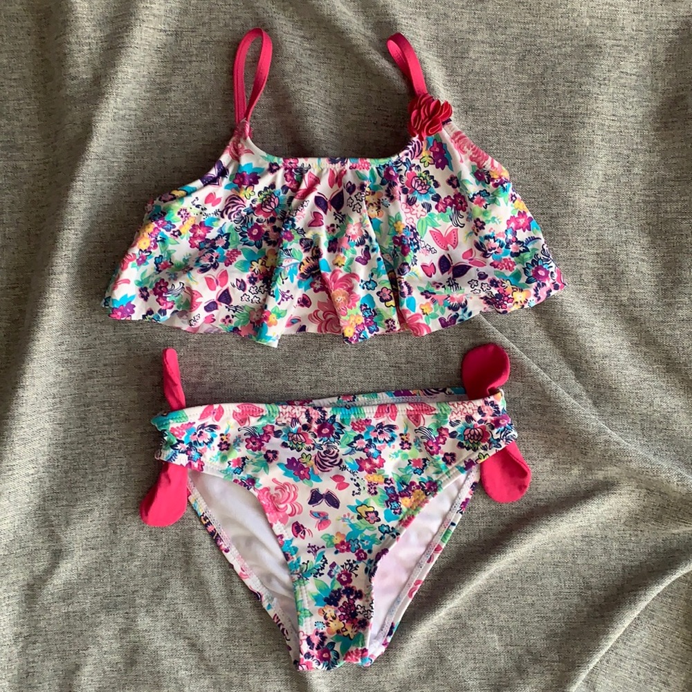 Betsey Johnson Floral Butterfly Bikini - 6x